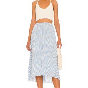 Vince Stripe Crushed Tiered Skrit